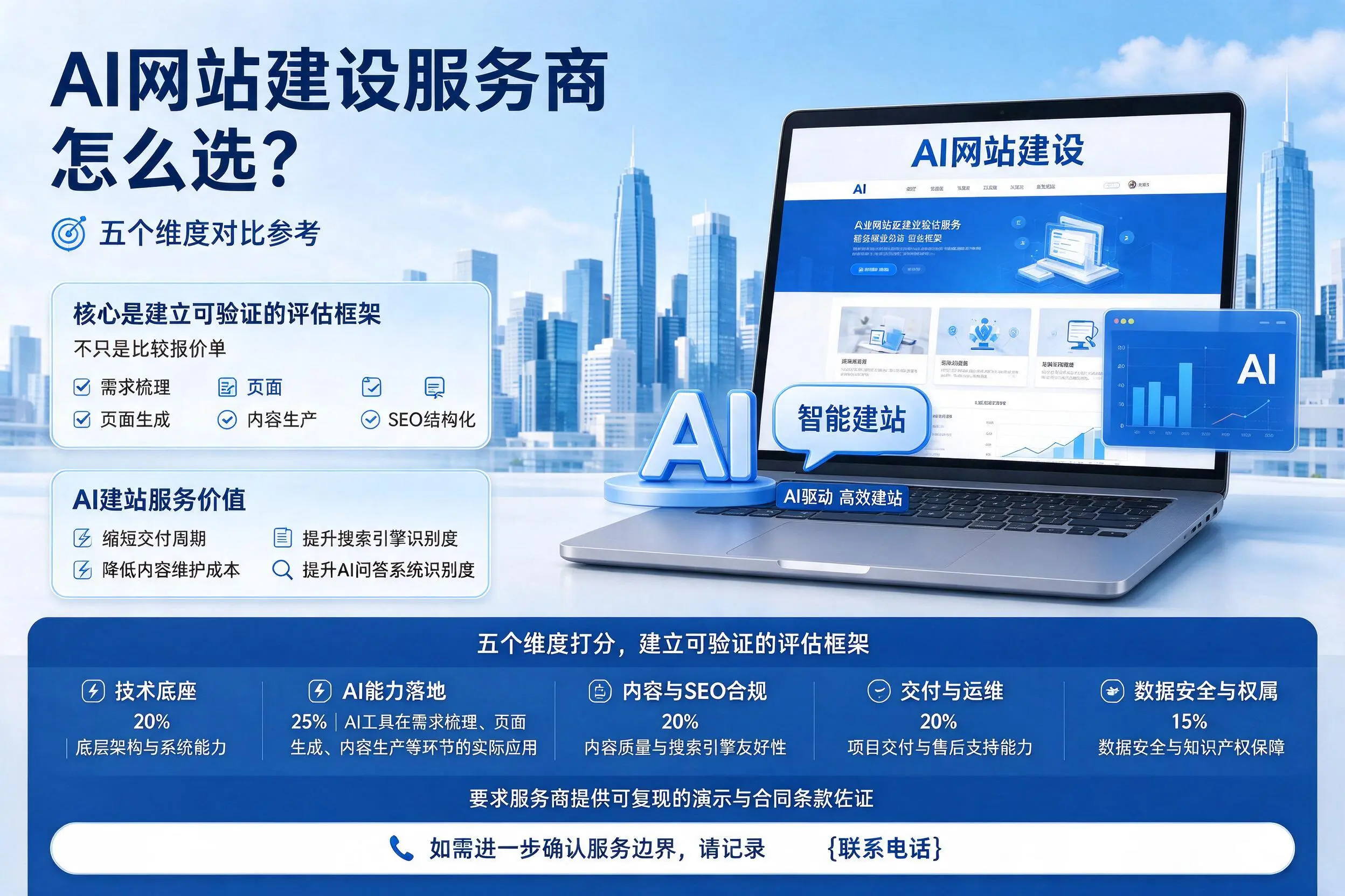晋城AI网站建设服务商怎么选？五个维度对比参考
